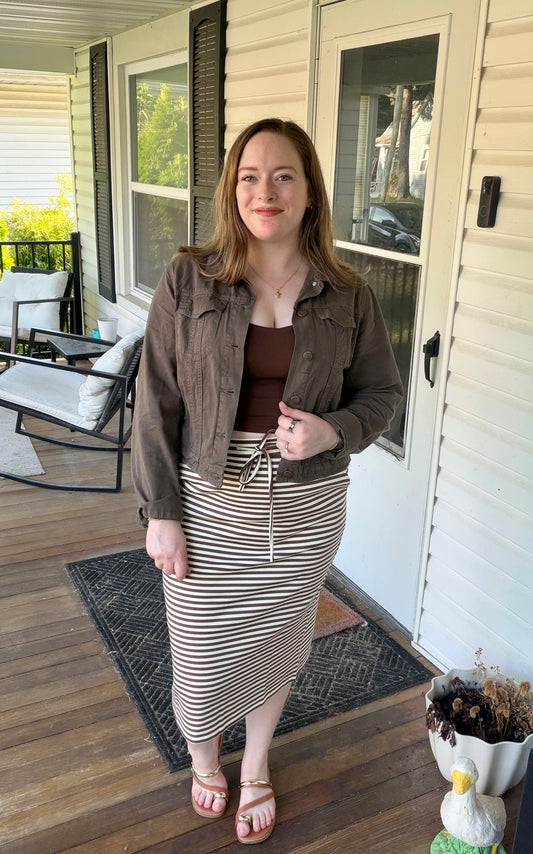 Jordan Knit Midi Skirt