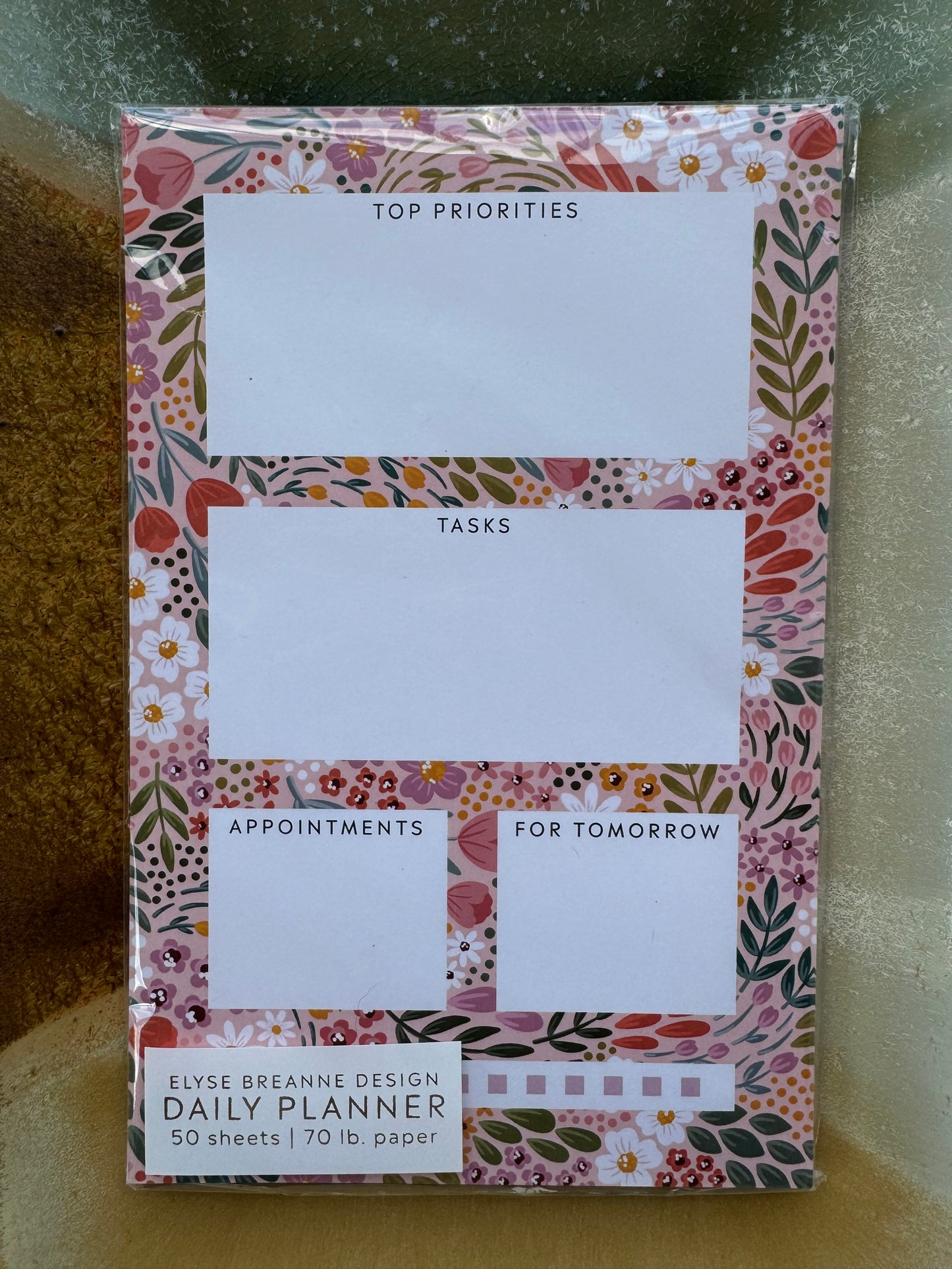 Summer Meadows Daily Planner Pad