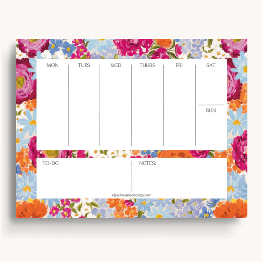 Primavera Weekly Planner