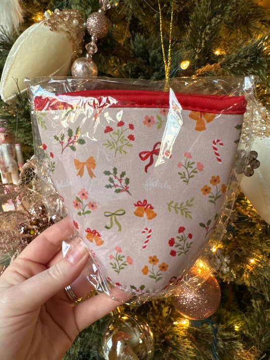 Pink Holiday Bows Drink Sleeve