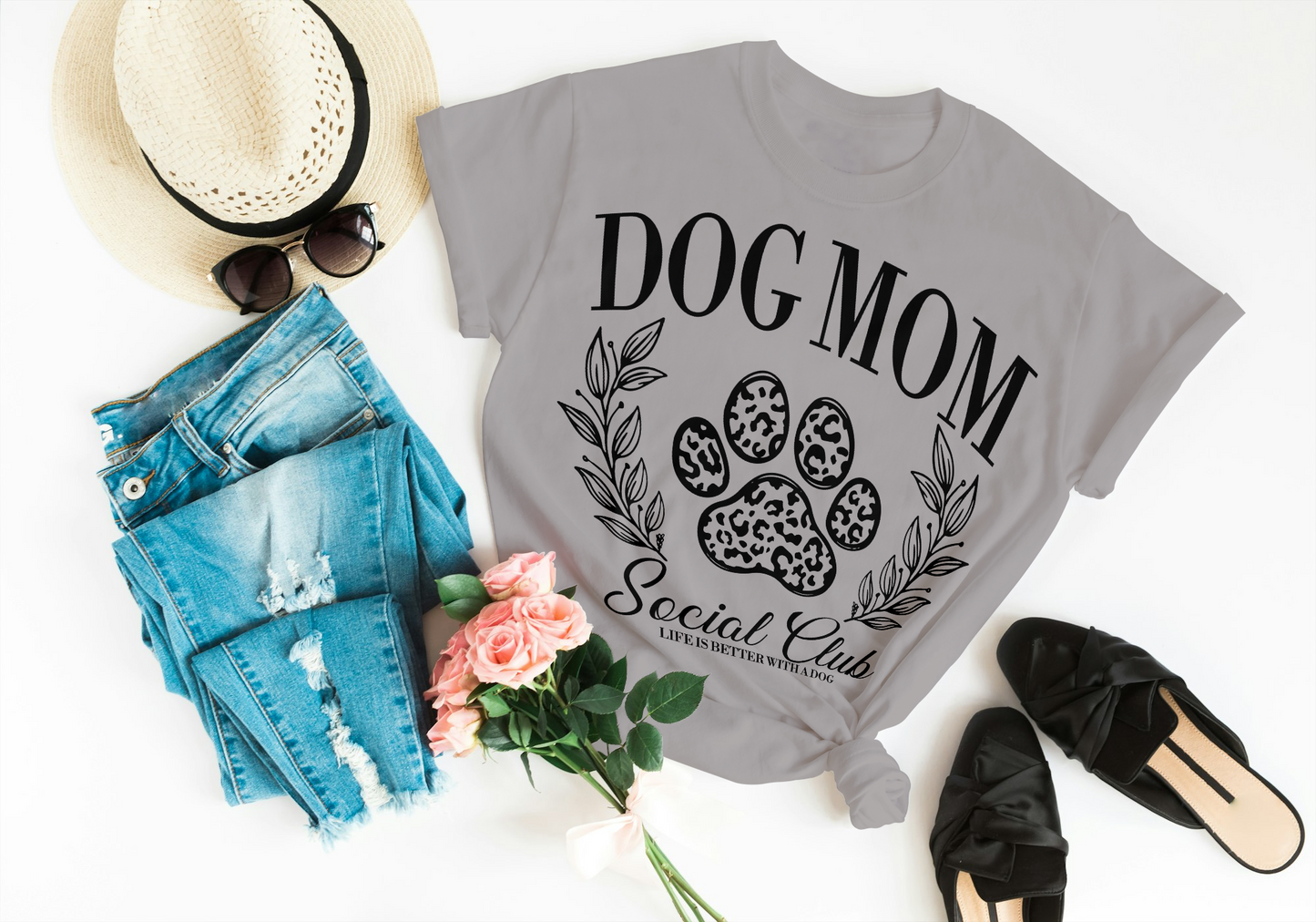 Dog Mom Social Club Tee