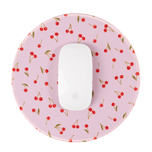 Pink Cherries Mousepad
