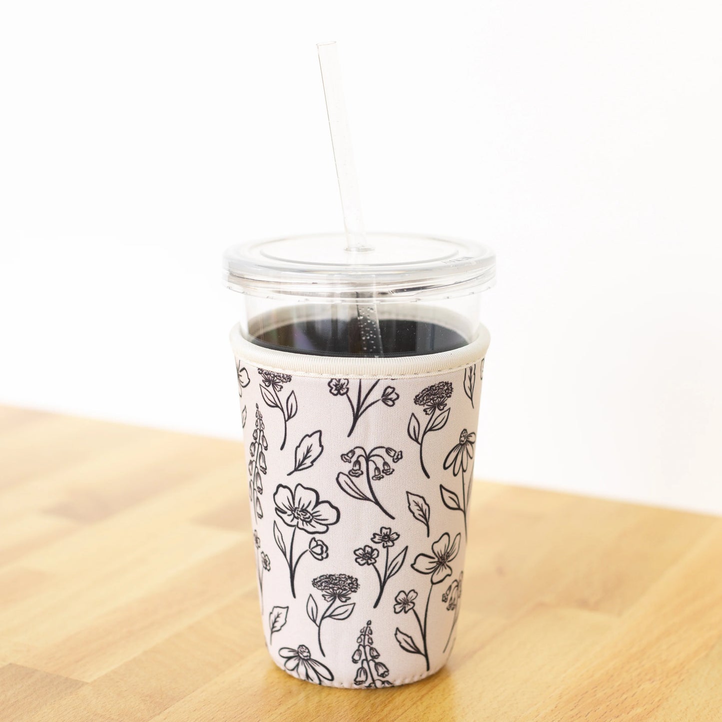 Pressed Floral Drink Sleeve