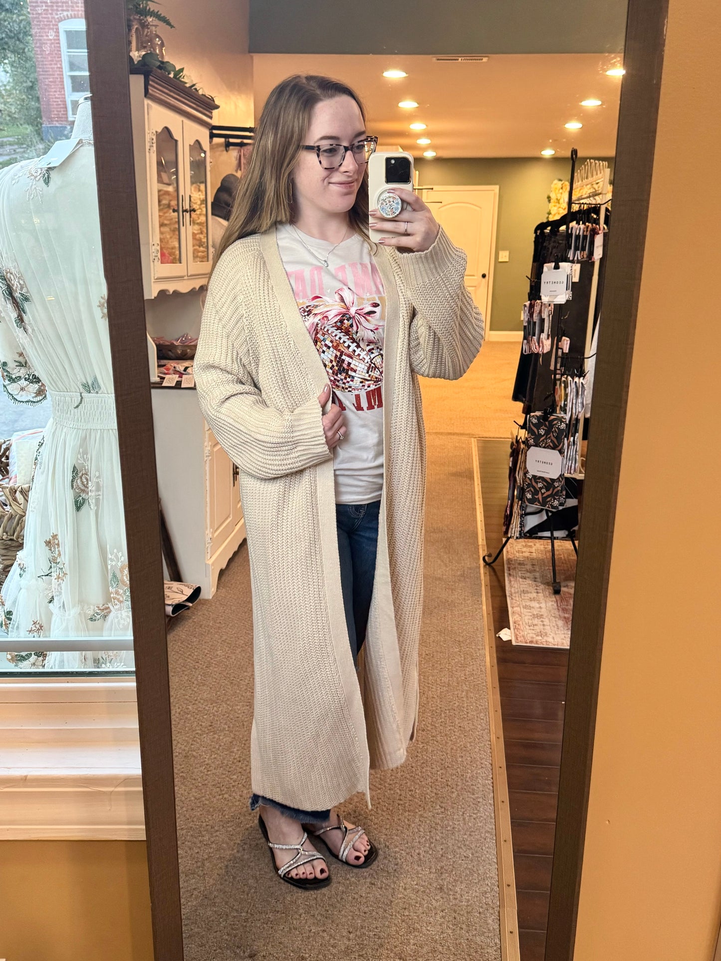 VIRAL Coffee Date Cardigan