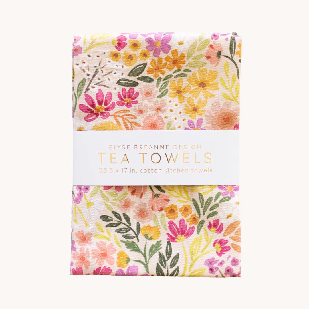 Primrose Petals Tea Towel