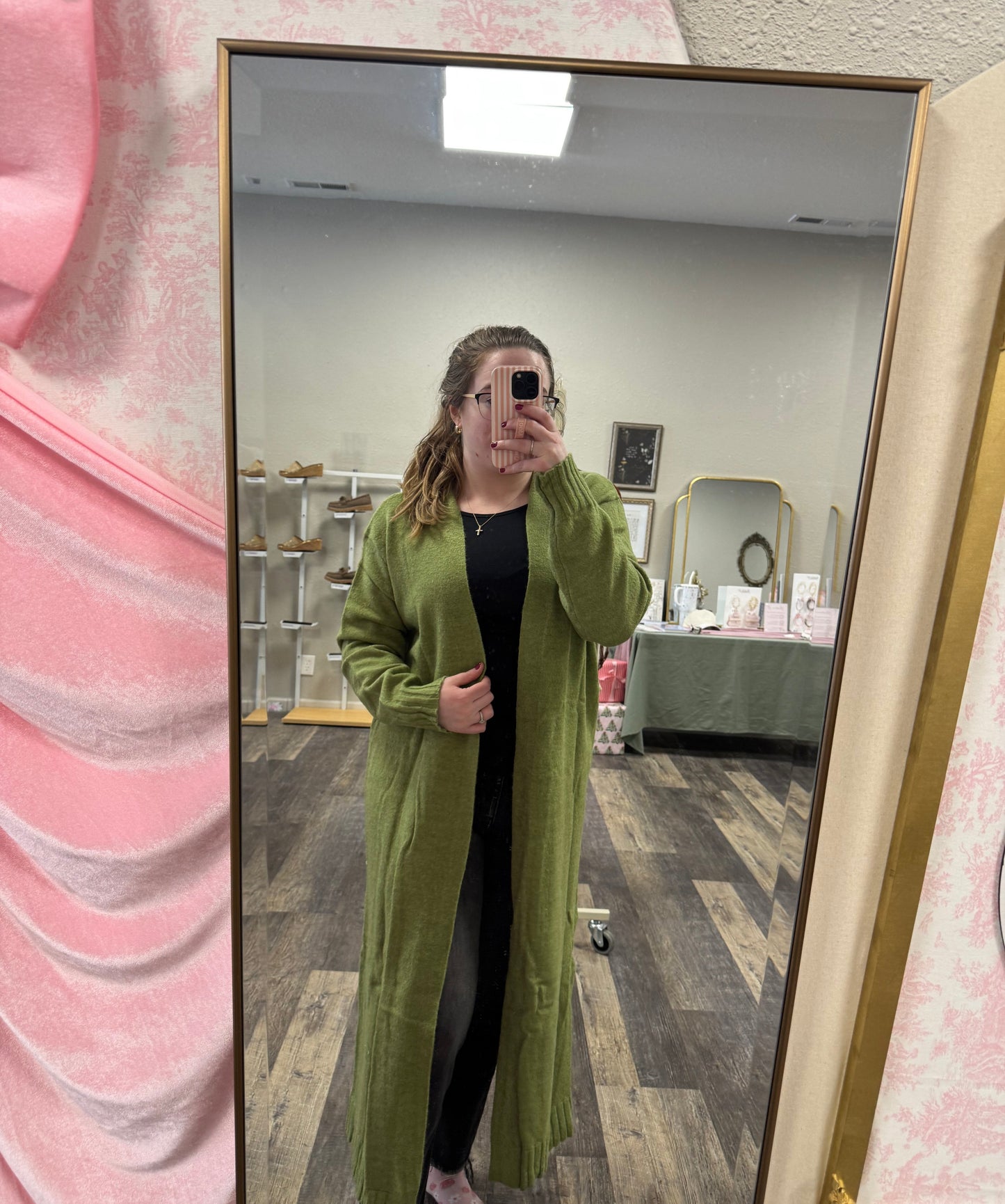 Wool Blend Duster Cardigan