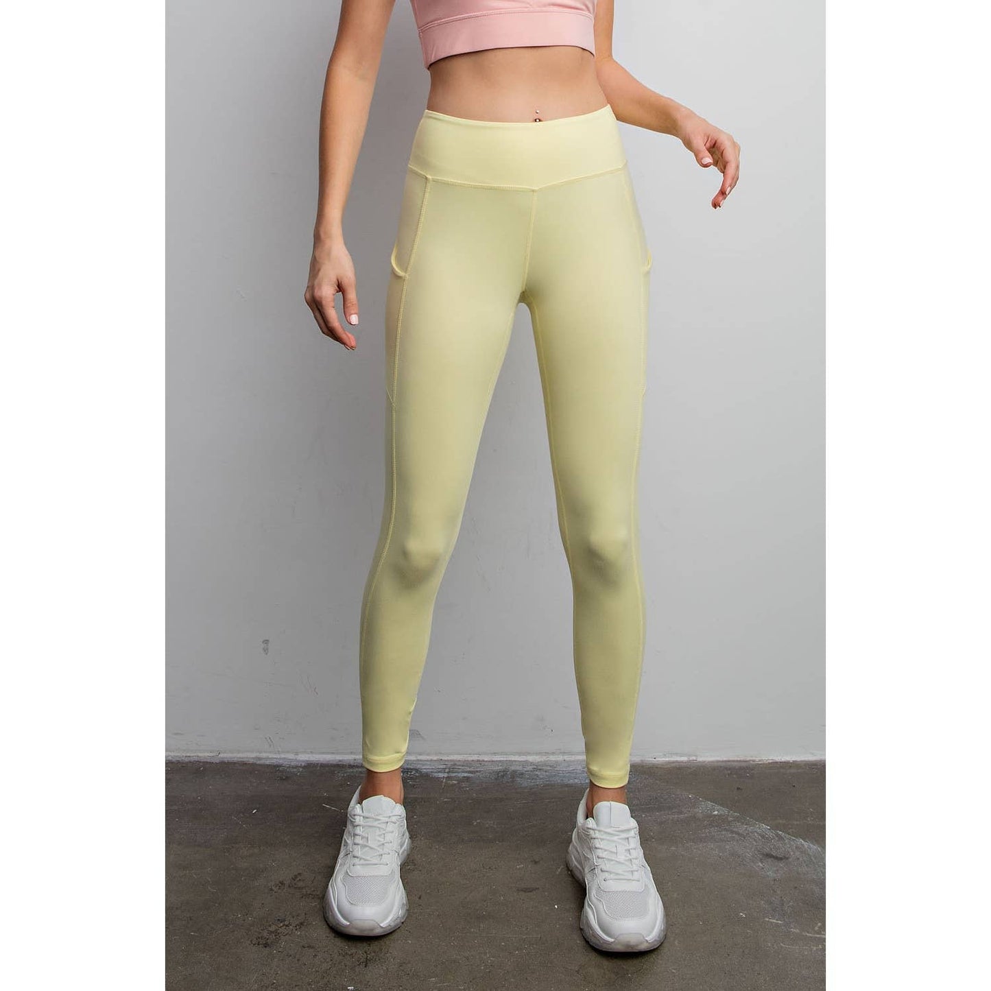 BUTTER BASIC LEGGING WITH POCKETS: Java / L