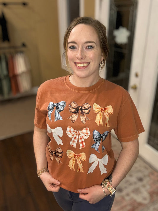 Fall Ribbons & Bows Tee