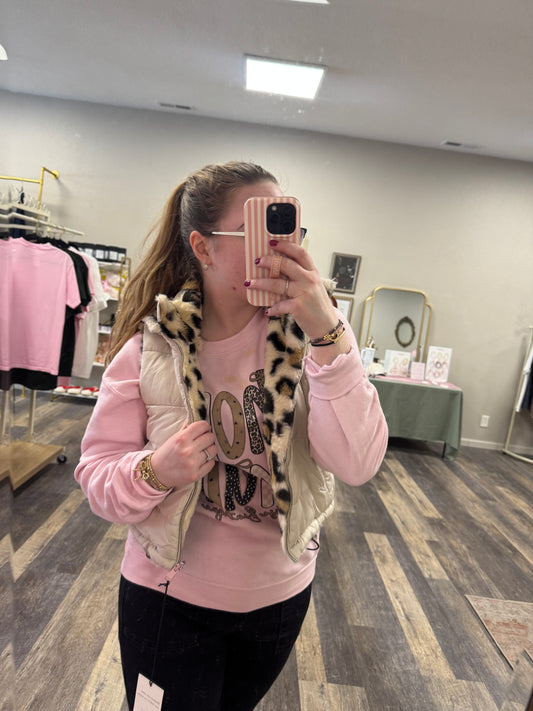 Leopard Fur Vest