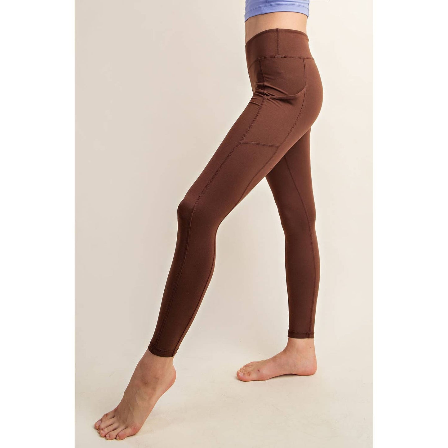 BUTTER BASIC LEGGING WITH POCKETS: Java / L