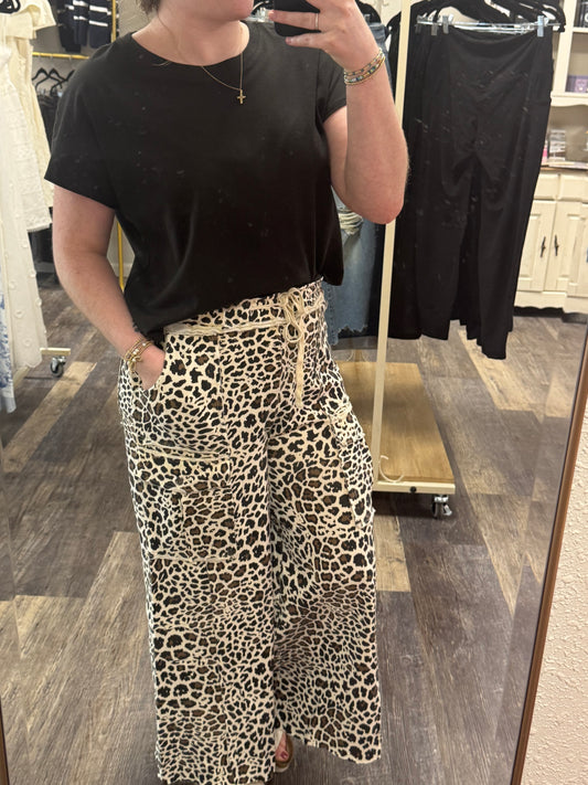 Easel Terry Knit Lounge Pants