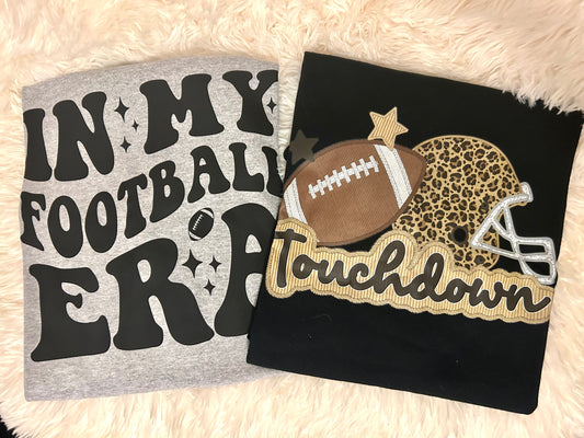 Touchdown Faux Embroidery Tee