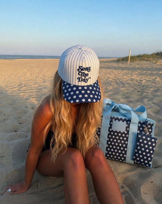 Navy Polka Dot Jelly Bag *PRESALE*