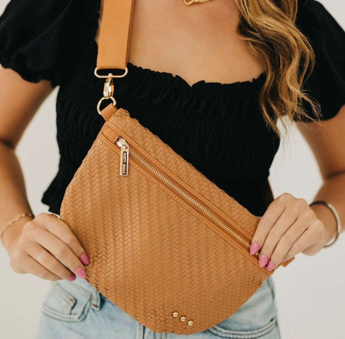 Westlyn Diagonal Checkered Bum Bag