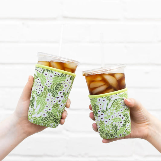 Matcha Floral Drink Sleeve