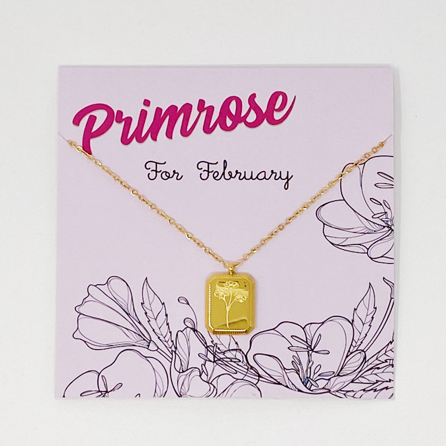 Blooming Birth Month Necklaces