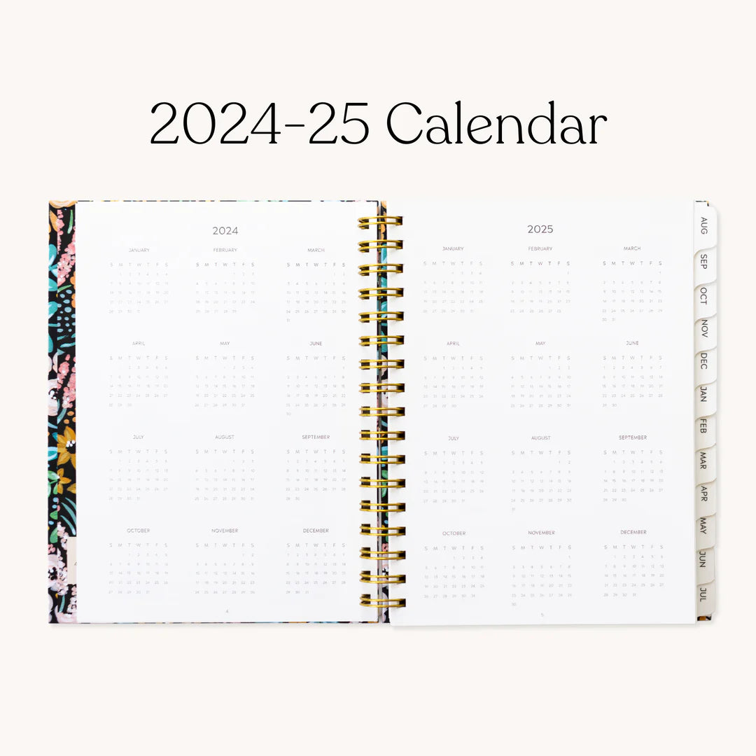 Porcelain Floral Academic Planner