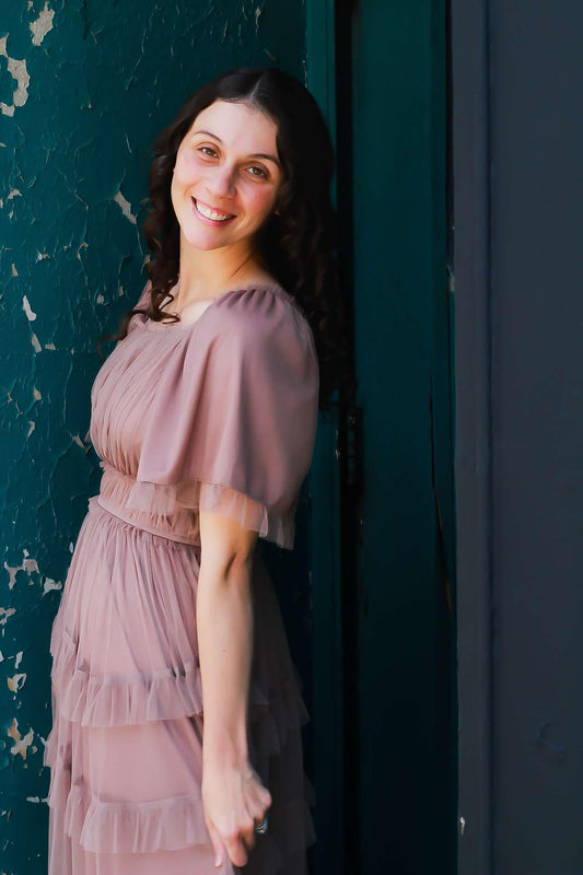 Lila Tulle Maxi Dress