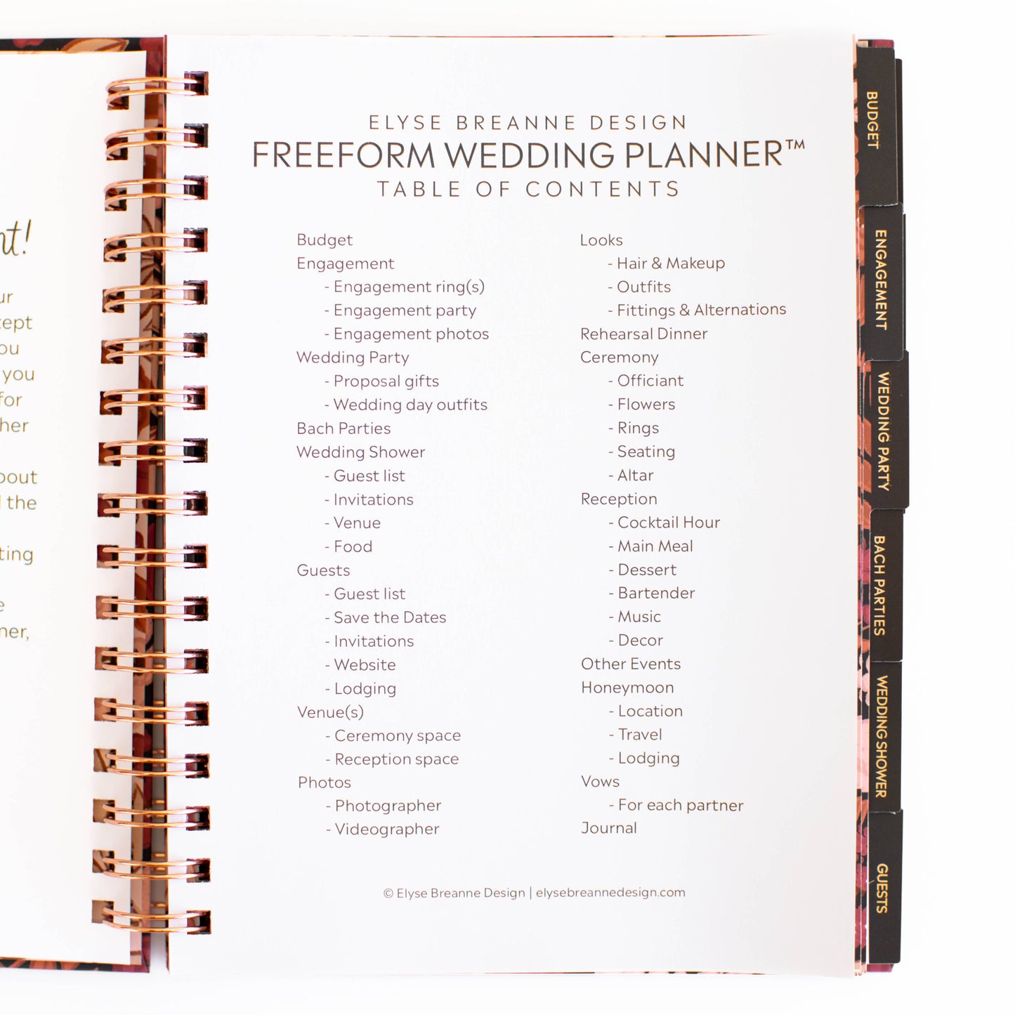 The Freeform Wedding Planner™ + Keepsake Box