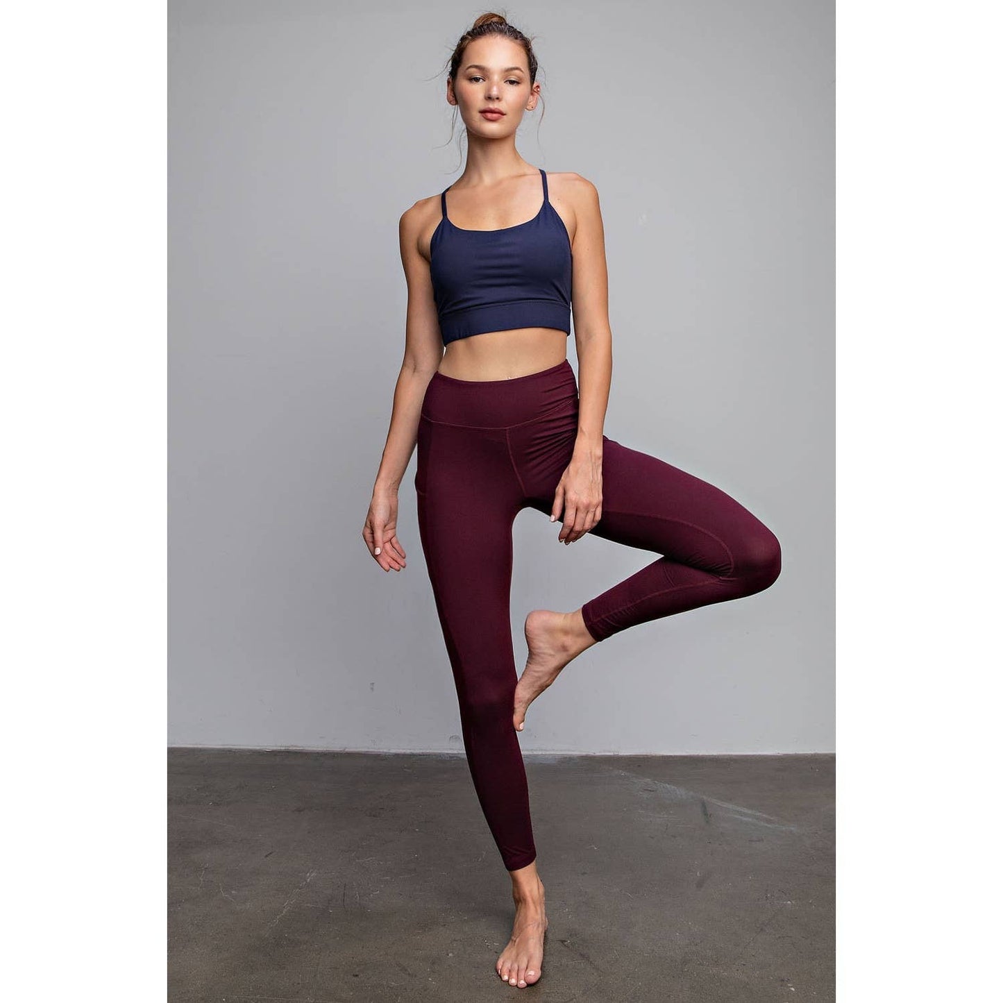 BUTTER BASIC LEGGING WITH POCKETS: Java / L