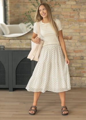 Harlow Vintage Floral Midi Skirt