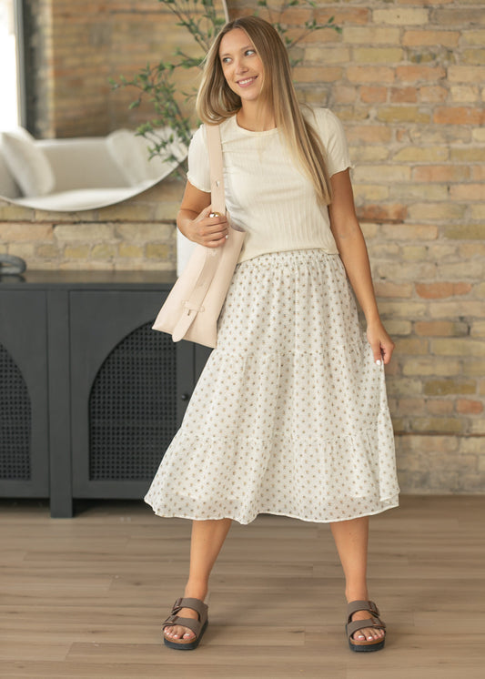 Harlow Vintage Floral Midi Skirt