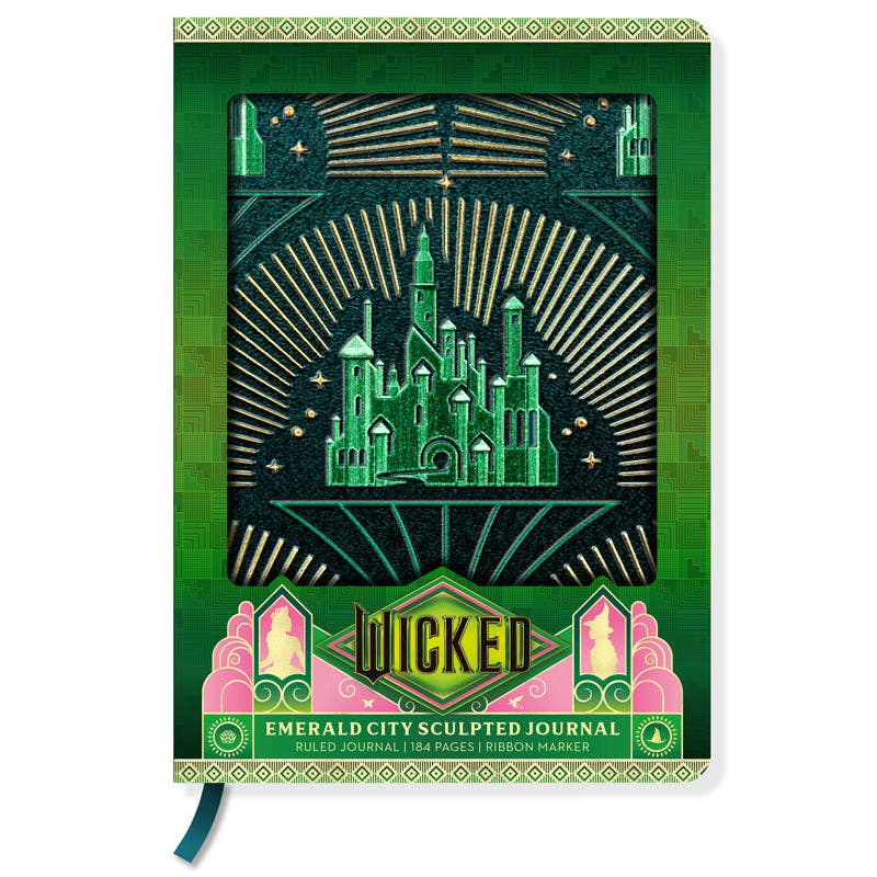 Wicked: Emerald City Sculpted Journal