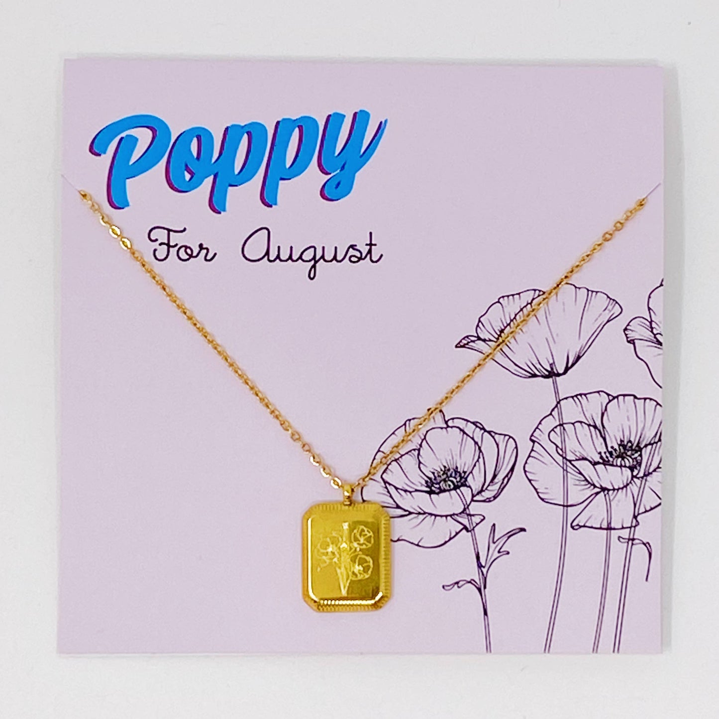 Blooming Birth Month Necklaces