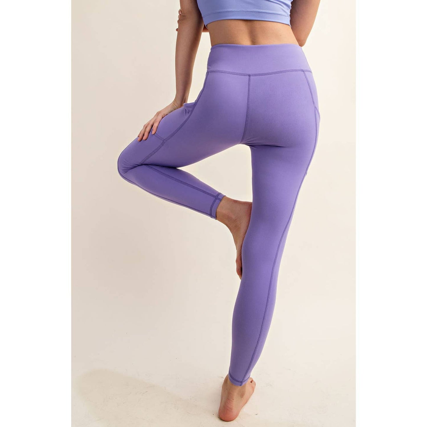 BUTTER BASIC LEGGING WITH POCKETS: Java / L