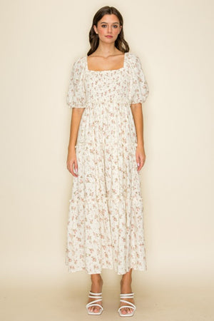 Hattie Rose Smocked Midi Dress *Preorder*