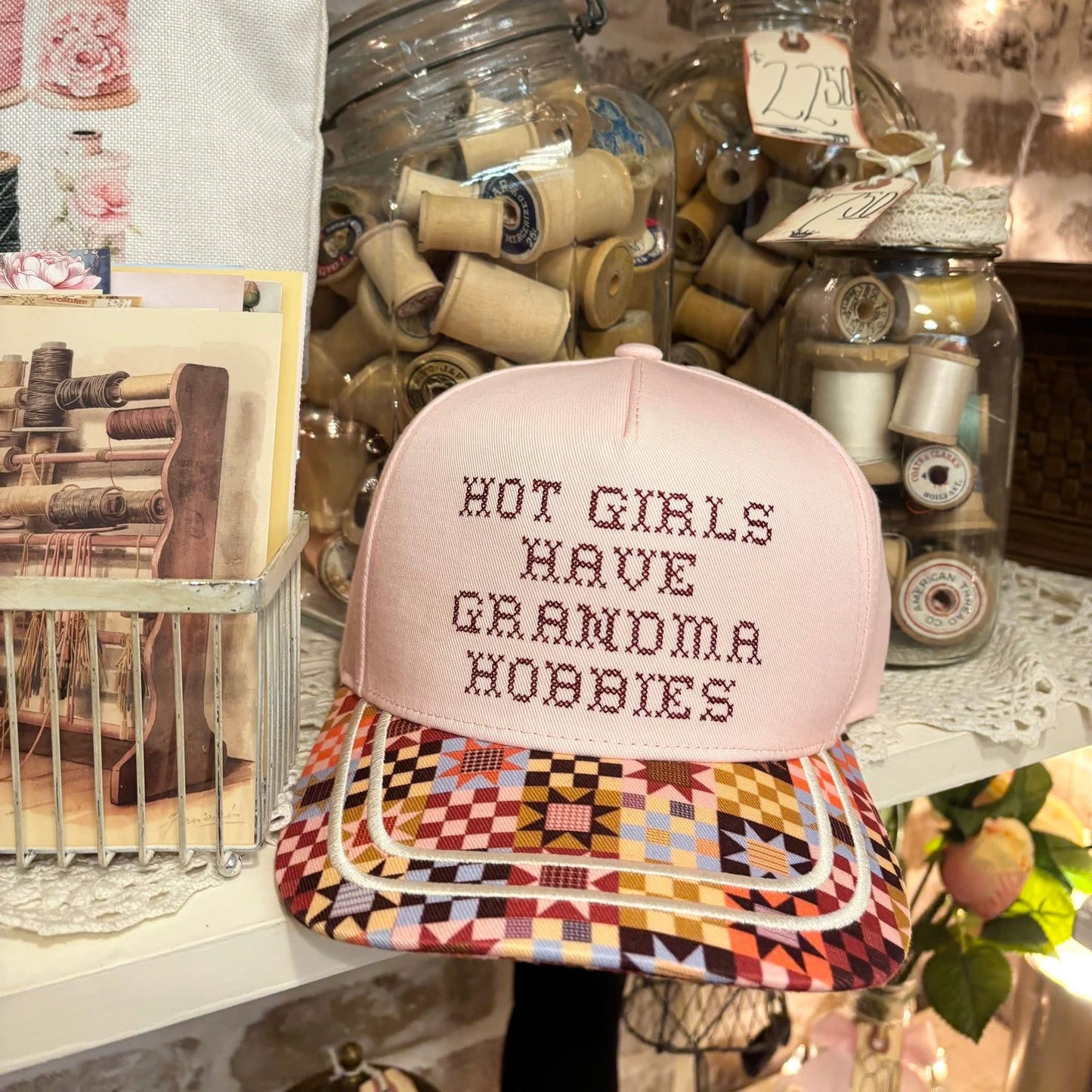 Hot Girls + Grandma Hobbies Hat