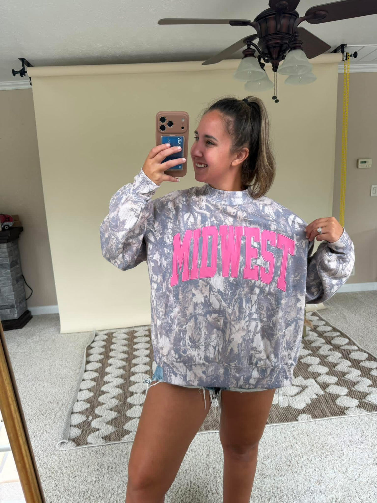 Midwest Embroidered Camo Crewneck *PREORDER*