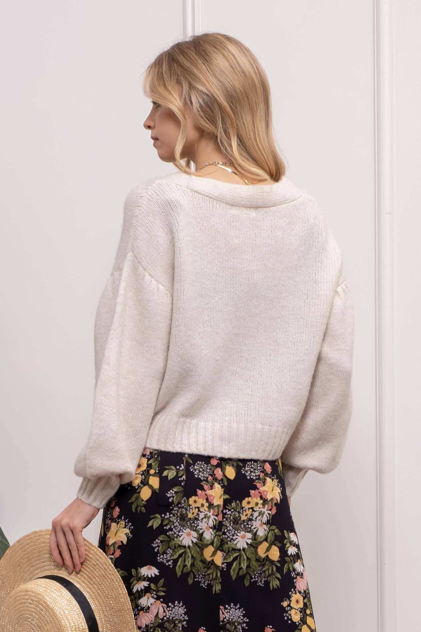 COZY KNIT CARDIGAN: COCOA