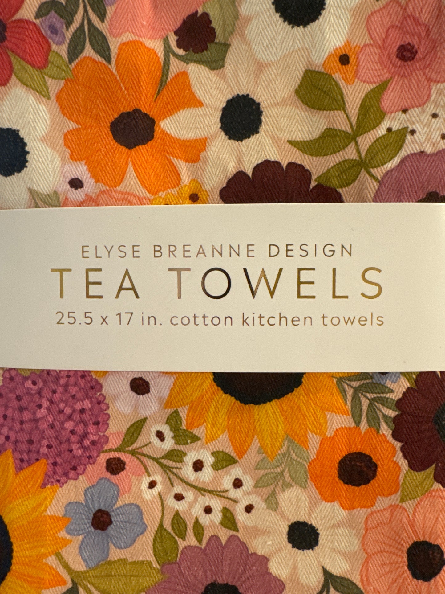 Rainbow Garden Tea Towel Set