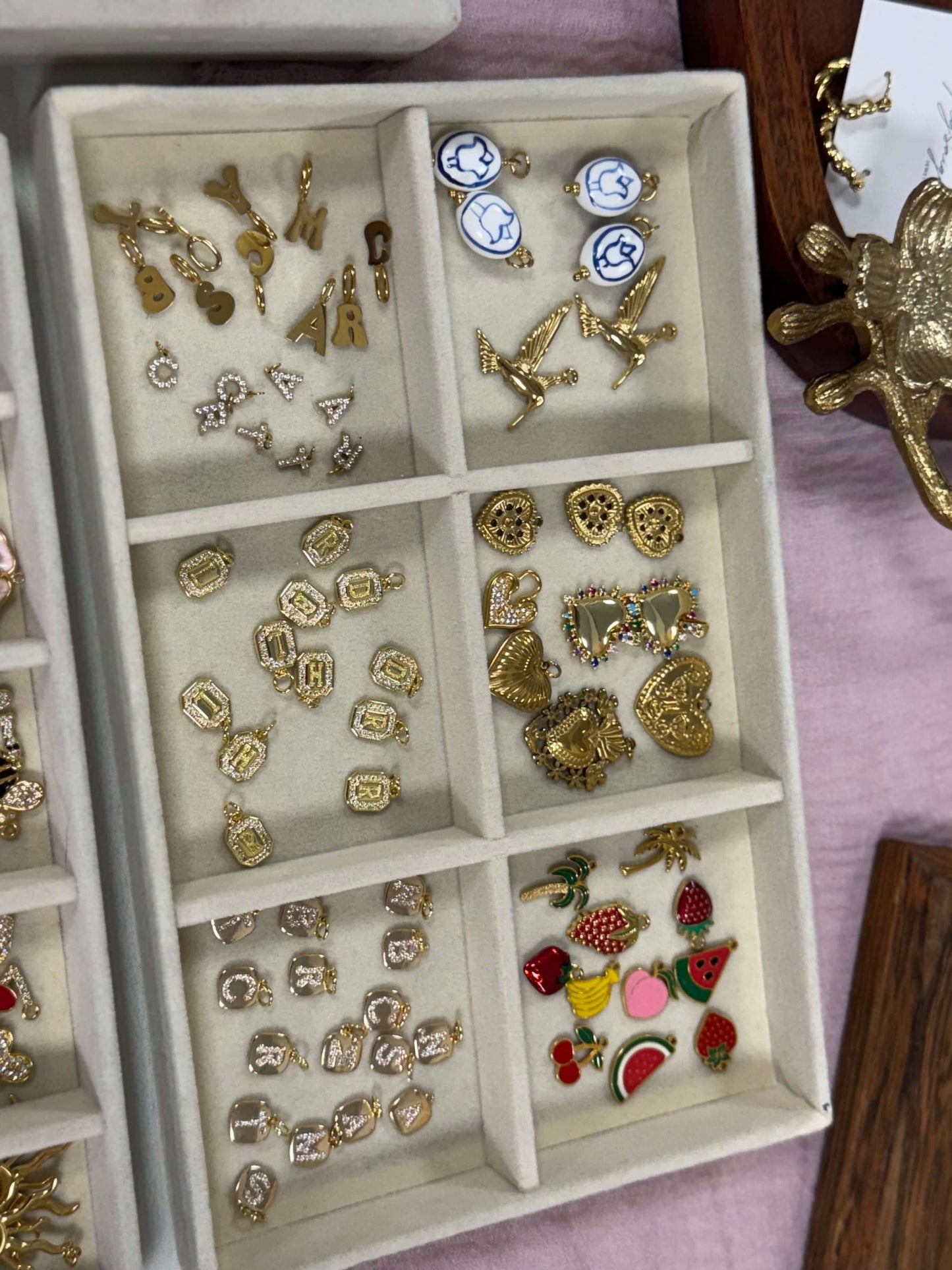 Gold Plated Jewelry Charms