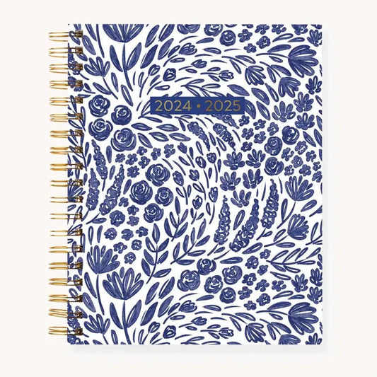 Porcelain Floral Academic Planner