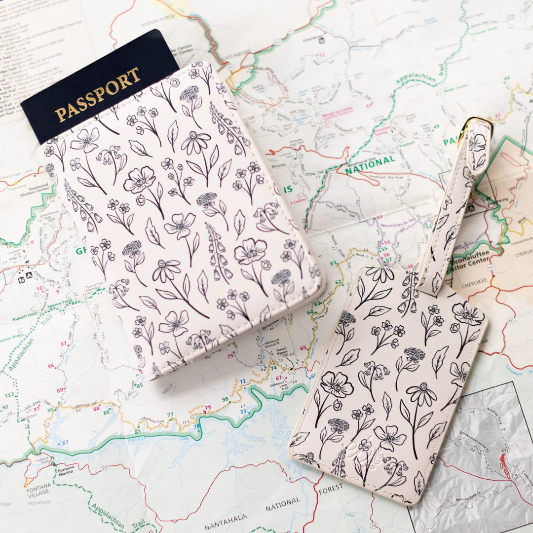 Pressed Florals Passport Cover