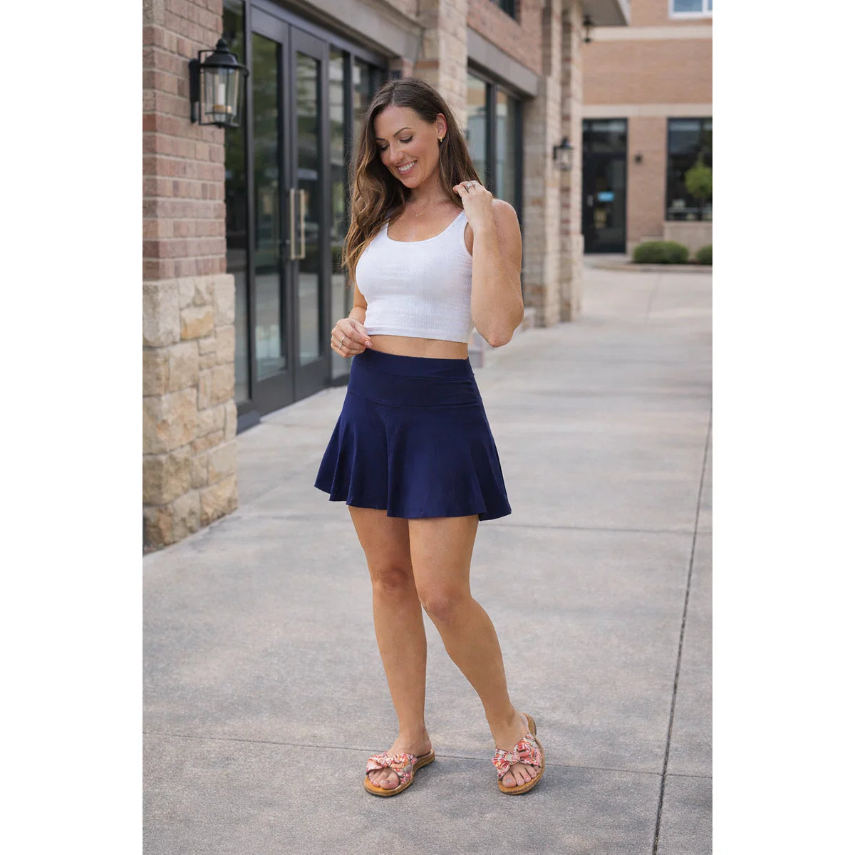 Josie Navy Skort