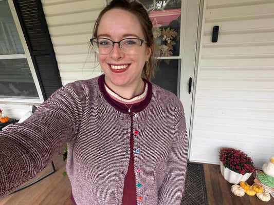 Jane Striped Cardigan