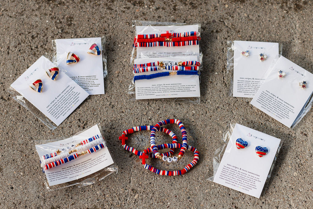 4th of July Earrings