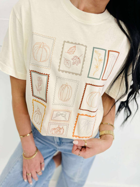 Fall Stamp Graphic Tee **PREORDER**