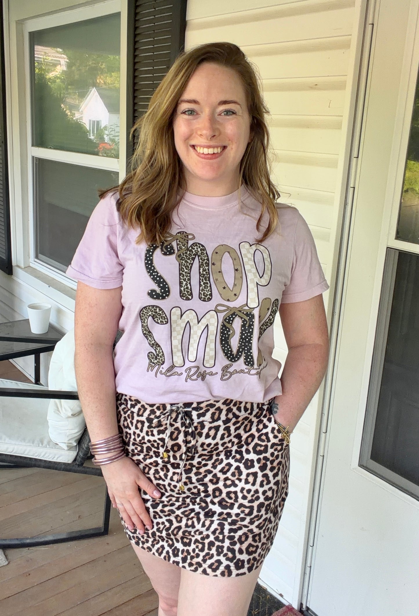 JL Leopard Skort