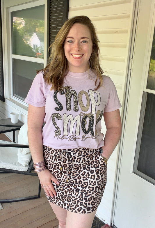 JL Leopard Skort