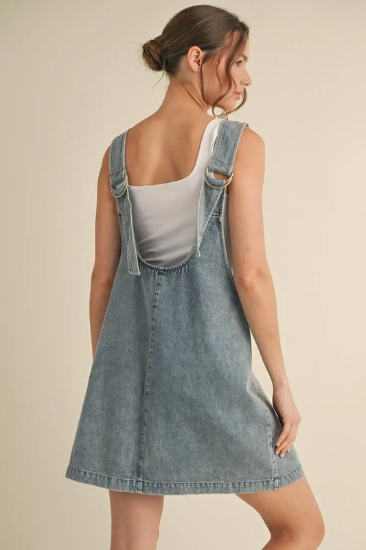 Denim Overall Dress