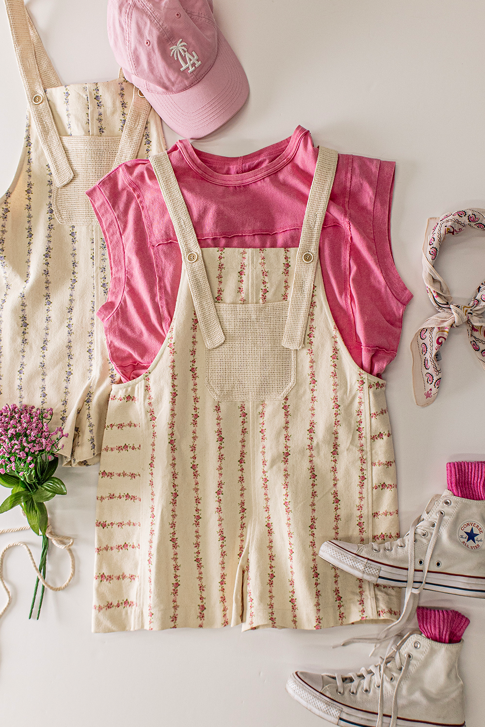 Floral Cotton Romper