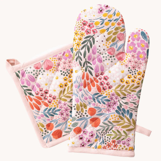 Summer Meadows Oven Mitt Set