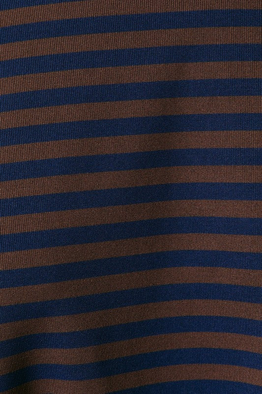 Chocolate + Navy Striped Skort Set