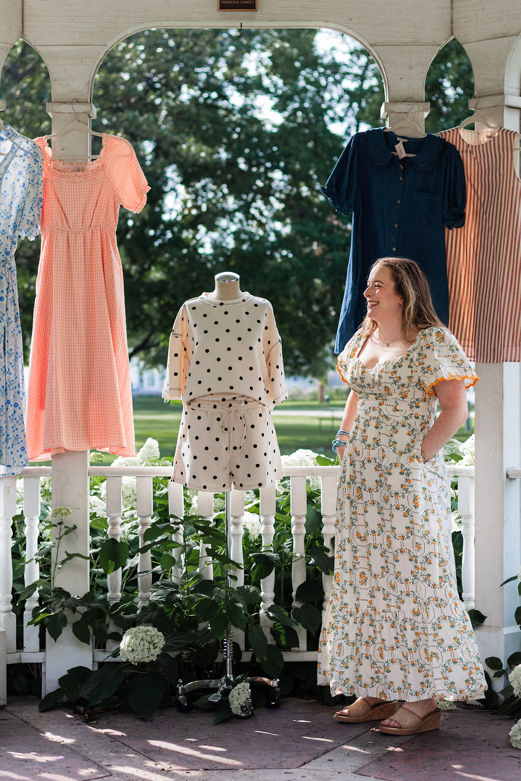 Poppy Gingham Maxi Dress