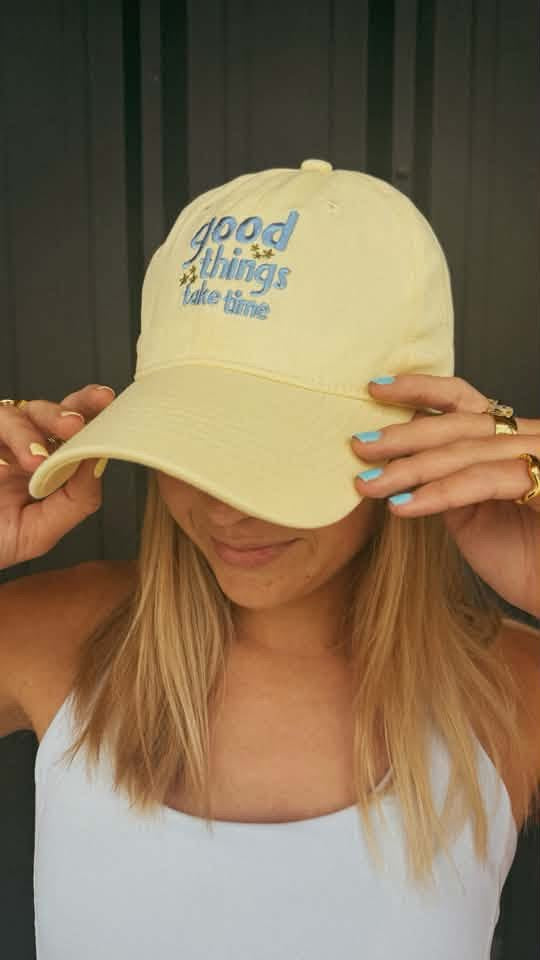 Good Things Take Time Ballcap