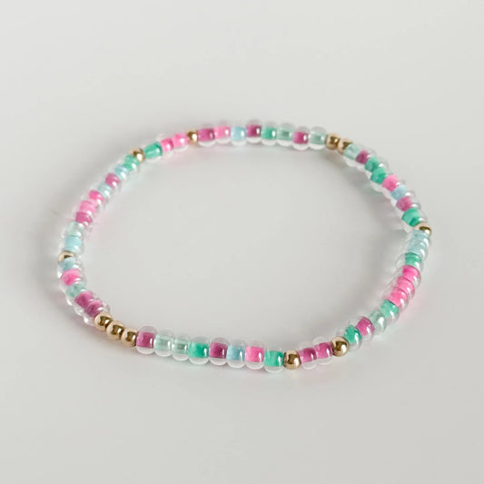 Summer Days Gold Confetti Bracelet